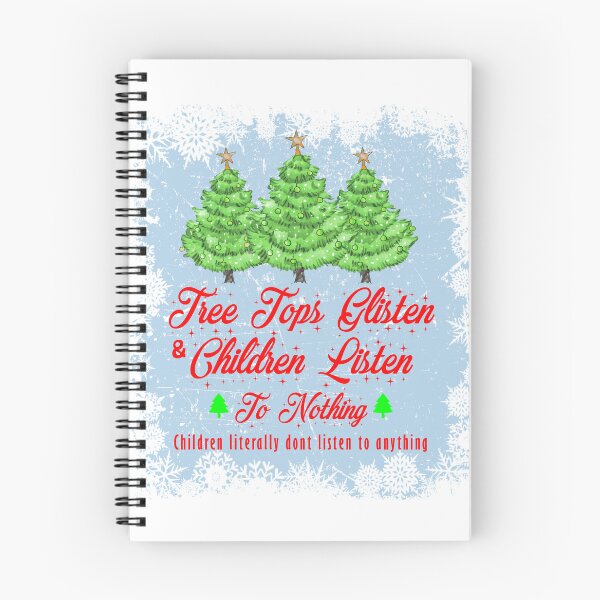 Item preview, Tree Tops Glisten And Children Listen To Nothing, Cute Xmas Tree Bleached Tee Tops designed and sold by yssnyd.
