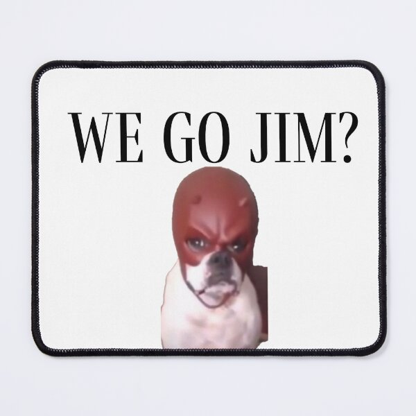 Item preview, we go jim? designed and sold by GymRatz-shop.
