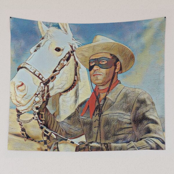 Item preview, The Lone Ranger and Silver designed and sold by deusrex007.