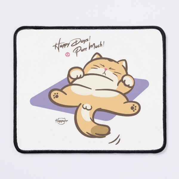Item preview, cat lying down sleeping designed and sold by Happurr.