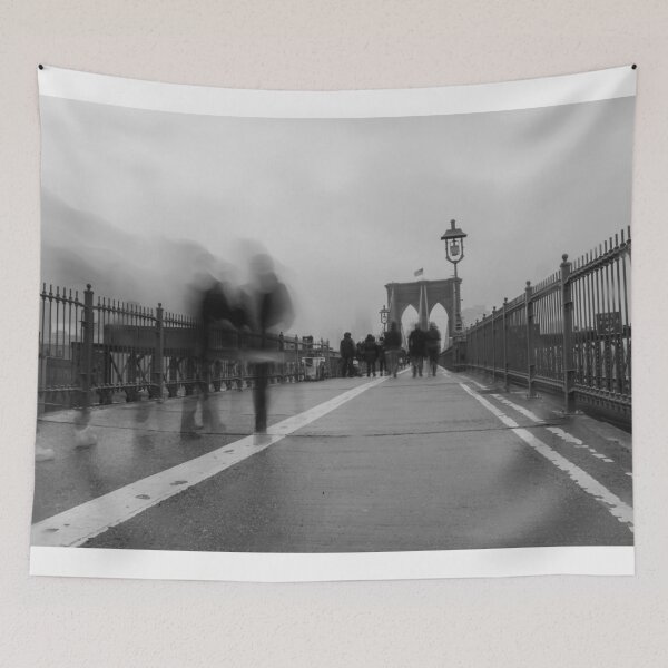 Item preview, Brooklyn Bridge blur designed and sold by ShootFirstNYC.