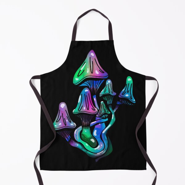 Item preview, Rainbow Mushroom Cluster - Trippy Mushroom Art designed and sold by mikeymadness.
