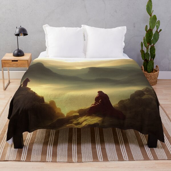 Item preview, Red Robe Knights  Mediation in The Mountain Skyline designed and sold by DesignerKin.