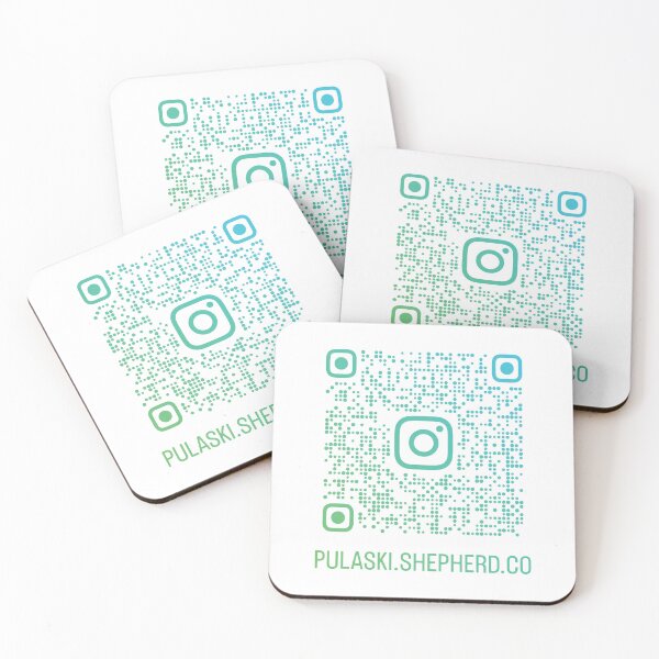 Item preview, PSCSCo QR Code Ombre Green to Blue designed and sold by PSCSCo.