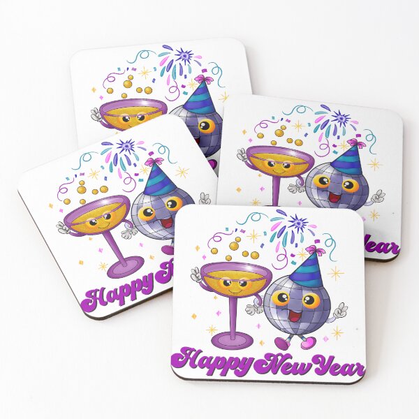 Item preview, Happy New Year friends designed and sold by BlackCatArtBB.