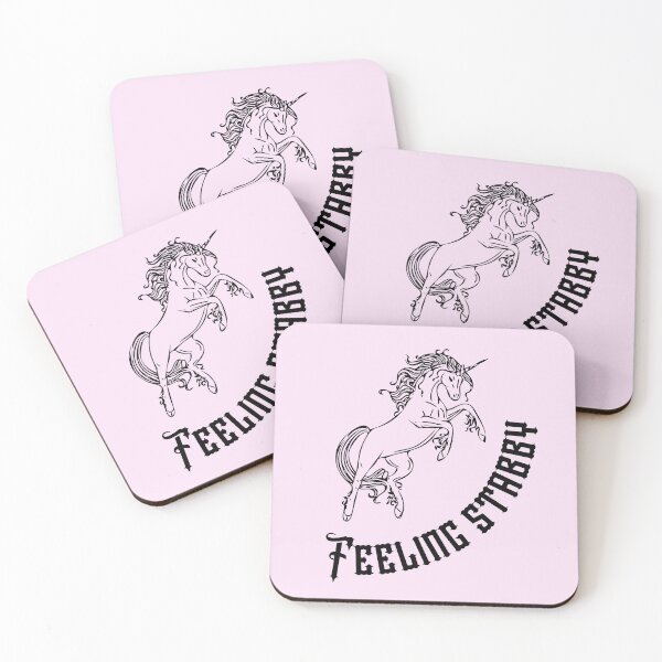 Item preview, Feeling Stabby Angry Unicorn designed and sold by VirtualFaries.