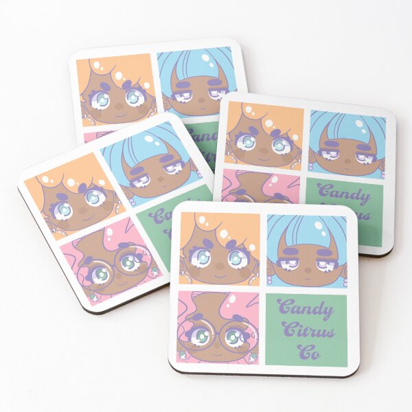 Item preview, Citrus Girls 4 Square designed and sold by Candy-Citrus-Co.