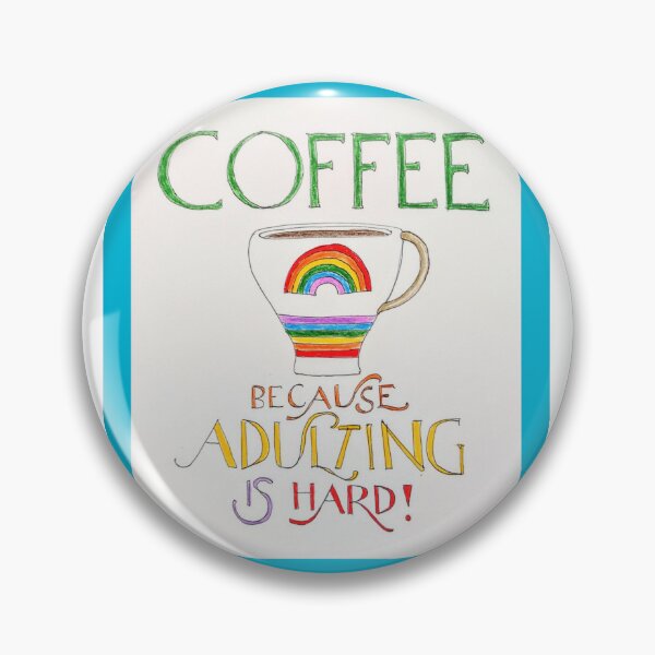 Item preview, Coffee because adulting is hard  designed and sold by Goddessart.