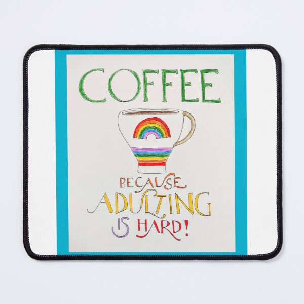 Item preview, Coffee because adulting is hard designed and sold by Goddessart.