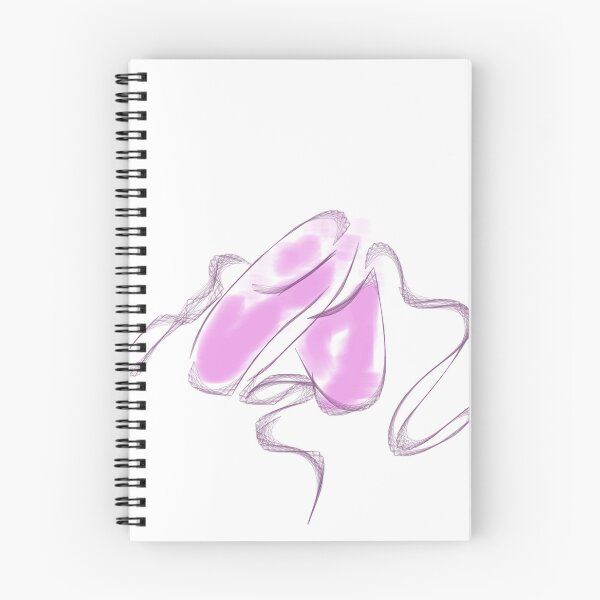 Item preview, Stylised Ballet Shoes in Pink and Purple designed and sold by Alison Pearce.