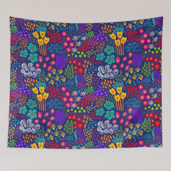 Item preview, Floral repeater designed and sold by girlybunches.