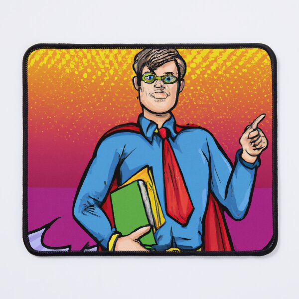 Item preview, Colorful Comic Superhero Teacher designed and sold by Artsytee Lab.