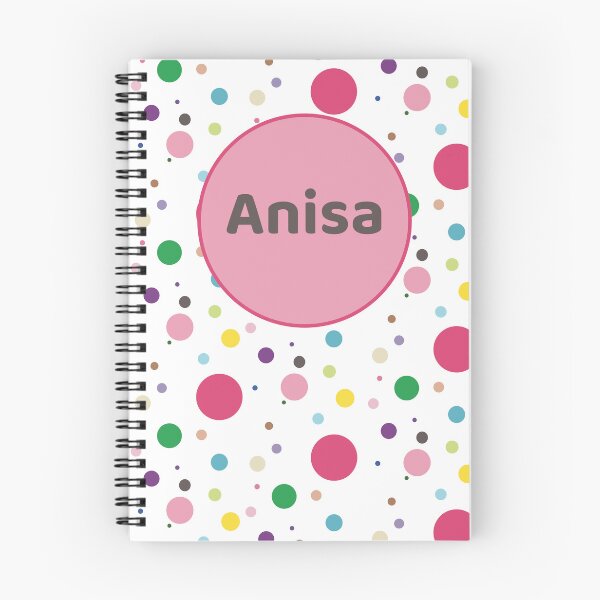 Item preview, Anisa Pink Spots in English designed and sold by HalunaHappy.
