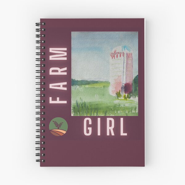 Aperçu de l'œuvre Fille de la ferme et silo v2 créée et vendue par StephSquared.