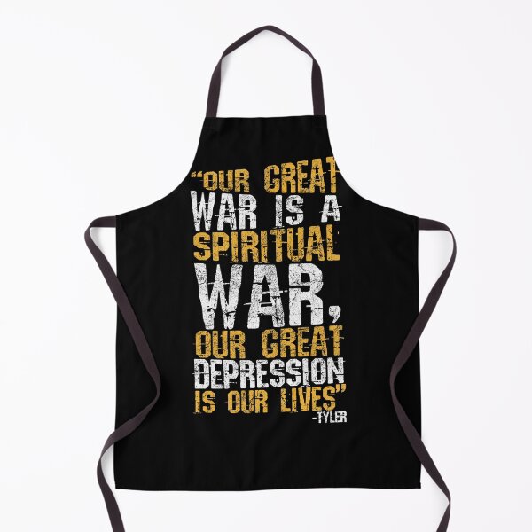 Item preview, Our great war is a spiritual war, our great depression is our lives -Tyler Durden, Fight Club  designed and sold by Sticker Up.