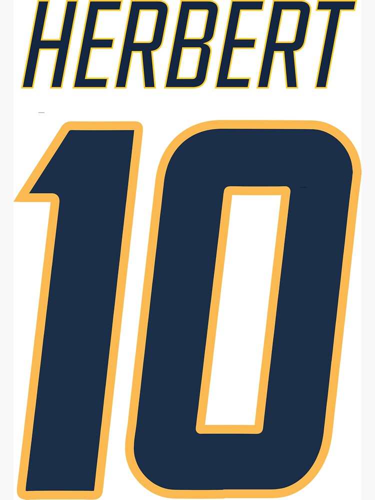 LA Chargers Justin Herbert MAGNET #10 - Vinyl Los Angeles Quarterback  magnet 