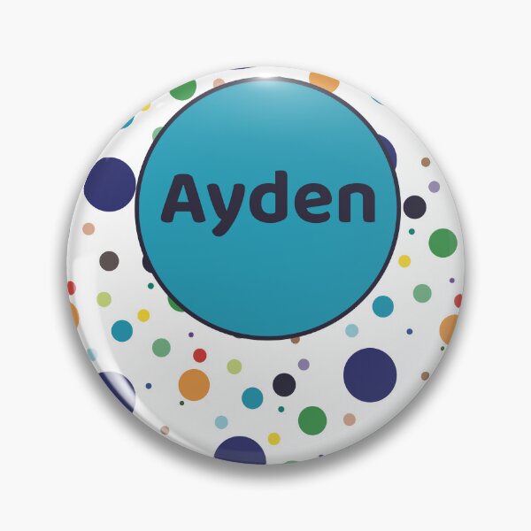 Item preview, Ayden Blue Spots in English designed and sold by HalunaHappy.
