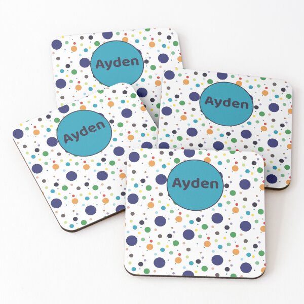 Item preview, Ayden Blue Spots in English designed and sold by HalunaHappy.