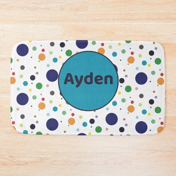 Item preview, Ayden Blue Spots in English designed and sold by HalunaHappy.