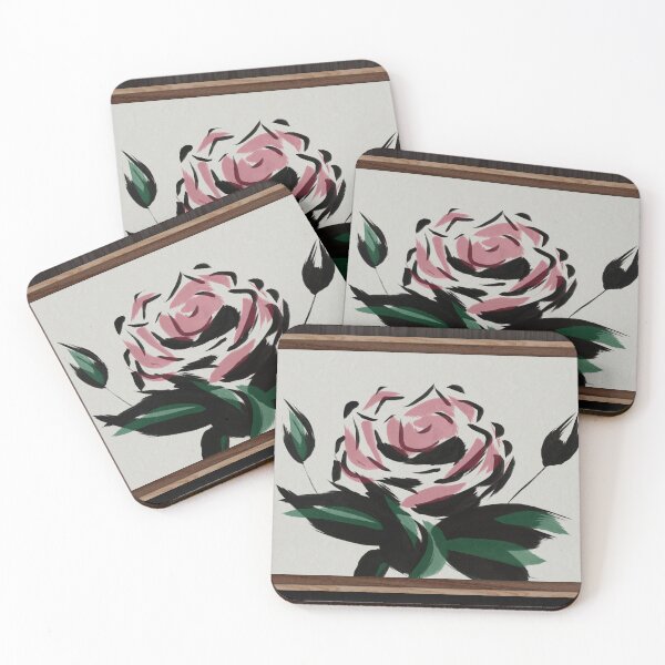 Item preview, Sumie style rose designed and sold by StudioMasha.