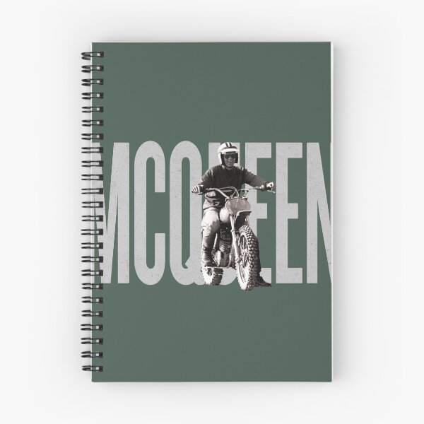 Item preview, Steve McQueen on classic Husky - on Green designed and sold by boltjesdesign.