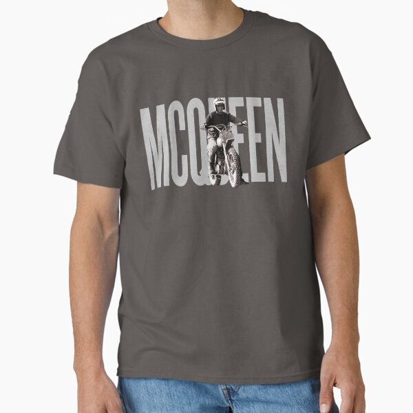 Item preview, Steve McQueen on classic Husky - on Green designed and sold by boltjesdesign.