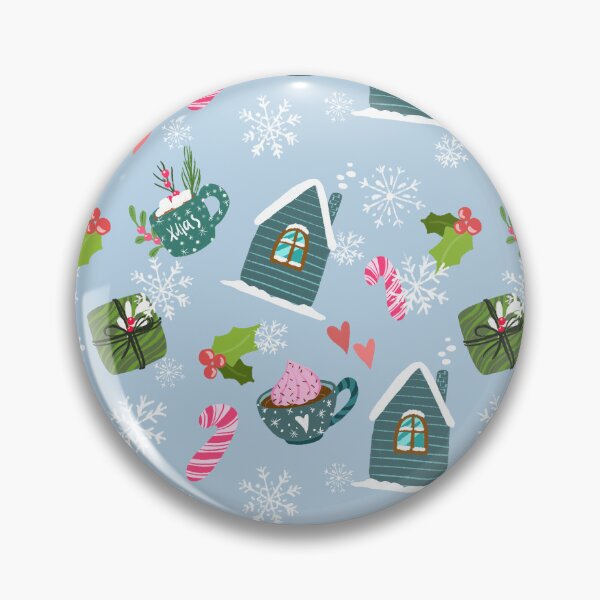 Item preview, Cozy winter cabin winter aesthetic pattern designed and sold by pinkyfish1010.