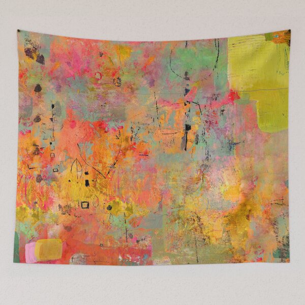 Item preview, Psychedelic Splashes of Color Abstract  designed and sold by Sue Zipkin.