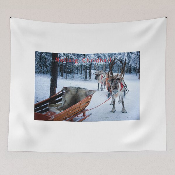 Item preview, Nollaig Chridheil, Reindeer in Lapland, Finland designed and sold by GillianSweeney.