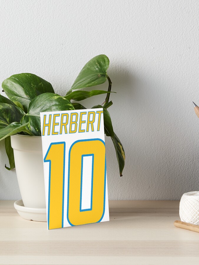 Justin Herbert 10 Yellow Active T-Shirt for Sale by plus64prints