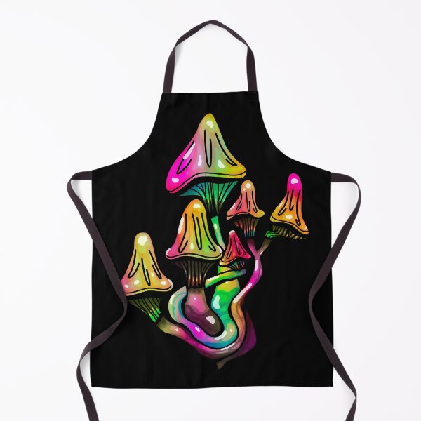 Item preview, Rainbow Mushroom Cluster - Trippy Mushroom Art designed and sold by mikeymadness.