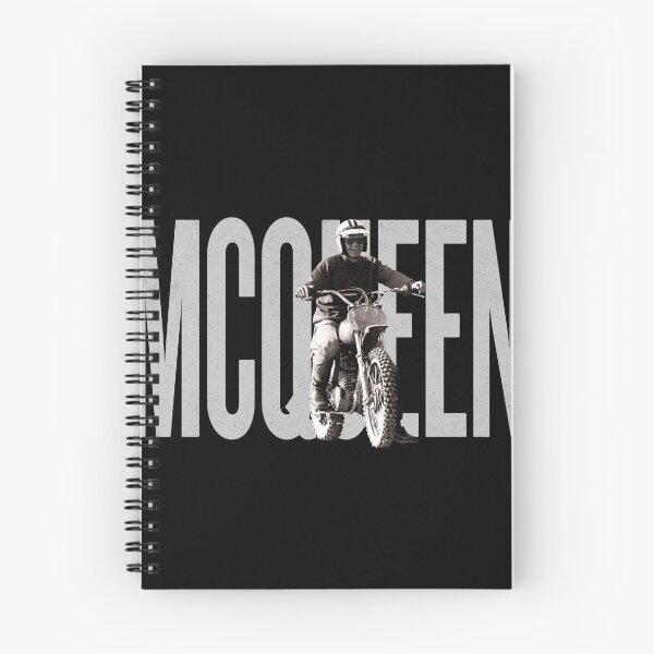 Item preview, Steve McQueen on classic Husky - on Black designed and sold by boltjesdesign.