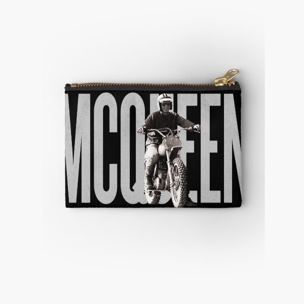Item preview, Steve McQueen on classic Husky - on Black designed and sold by boltjesdesign.
