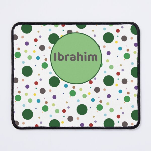 Item preview, Ibrahim Green Spots in English designed and sold by HalunaHappy.