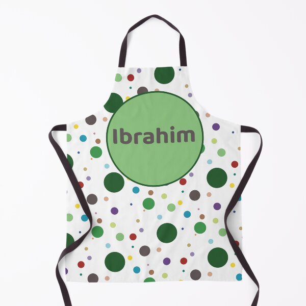 Item preview, Ibrahim Green Spots in English designed and sold by HalunaHappy.
