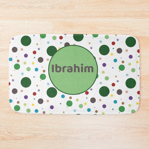 Item preview, Ibrahim Green Spots in English designed and sold by HalunaHappy.