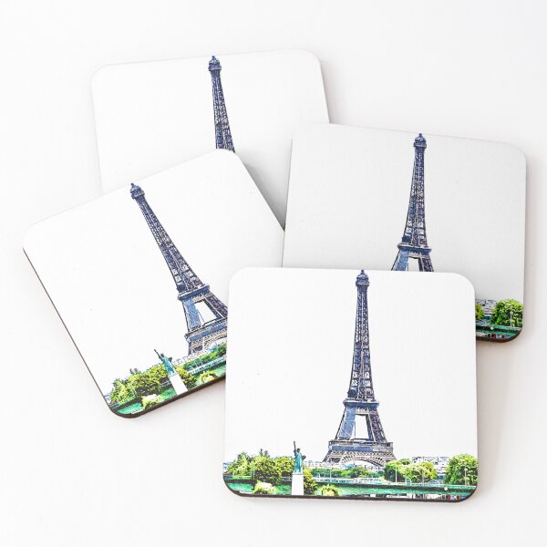 Item preview, Lady Liberty and Lady Eiffel Paris France designed and sold by LeylaNovini.
