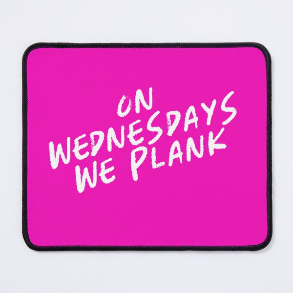 Item preview, On Wednesdays We Plank Planking Funny Fitness Workout Exercise Graphic Design designed and sold by QuanJewelry.