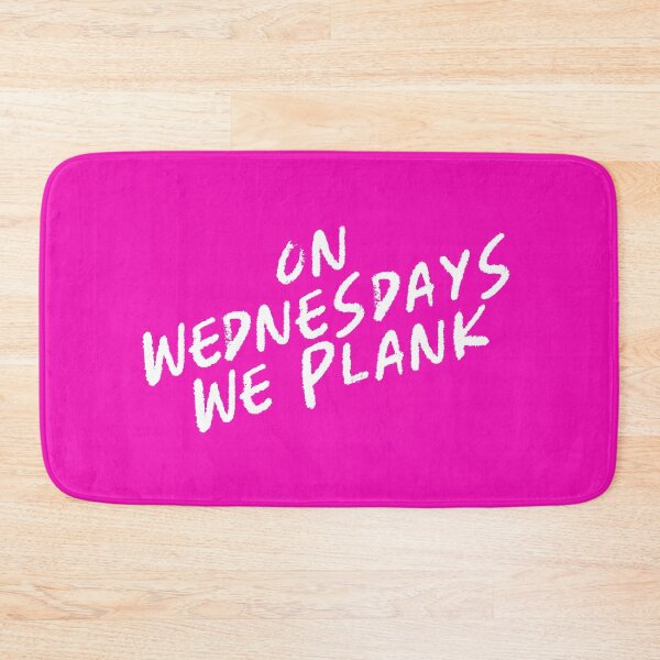 Item preview, On Wednesdays We Plank Planking Funny Fitness Workout Exercise Graphic Design designed and sold by QuanJewelry.
