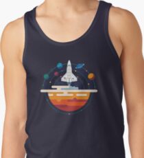 Space Shuttle and Planets Tank Top