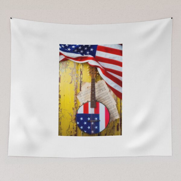 Item preview, American Banjo With American Flag designed and sold by Garry Gay.