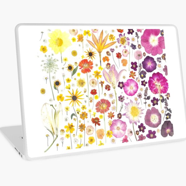 Pressed Flowers Laptop Skins for Sale Redbubble