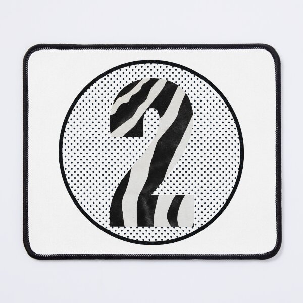 Item preview, Zebra Pattern No.2 Number two Mono Two Years Old Birthday Sport Squad Trasparent designed and sold by 27th-Tee.