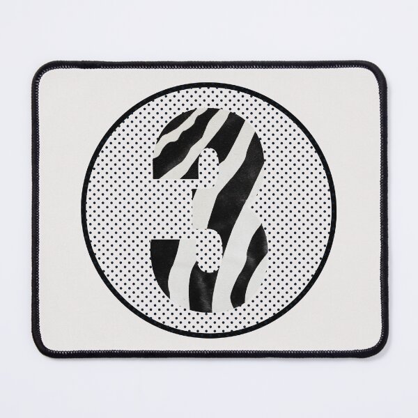 Item preview, Zebra Pattern No.3 Number three Mono Three Years Old Birthday Sport Squad Trasparent designed and sold by 27th-Tee.
