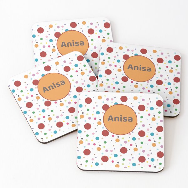 Item preview, Anisa Multicolour Spots in English designed and sold by HalunaHappy.