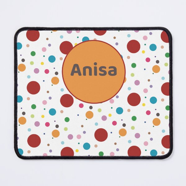 Item preview, Anisa Multicolour Spots in English designed and sold by HalunaHappy.