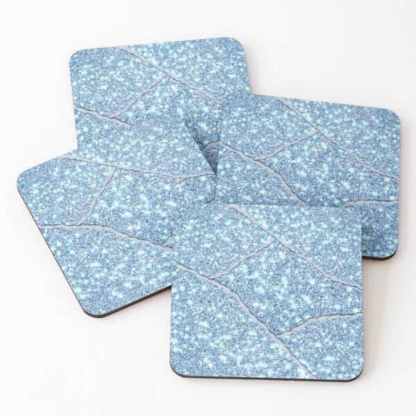Item preview, Blue Sparkle Glitter Torn Paper designed and sold by dealchica.