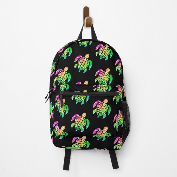 Item preview, Tie Dye Sea Turtle ,Trippy, hippie , rainbow designed and sold by tiedye4life.