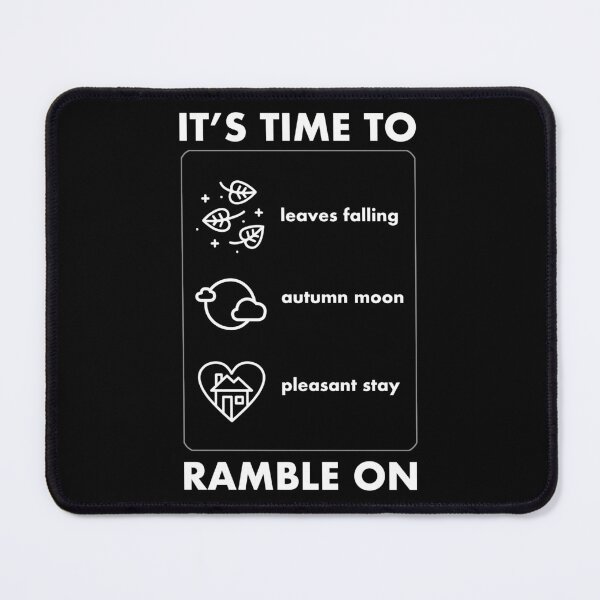 Item preview, Leaves Falling Autumn Moon Pleasant Stay Ramble On  designed and sold by electrovista.