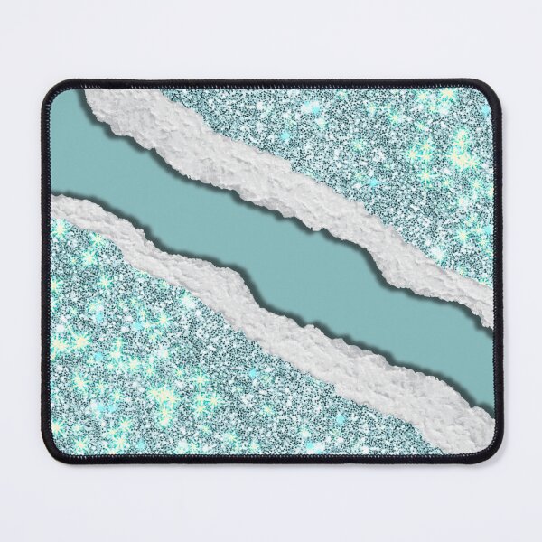 Item preview, Light Blue Sparkle Glitter Torn Paper designed and sold by dealchica.